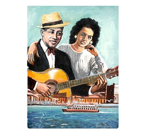Antonio Firmino postais musicais Cabo Verde